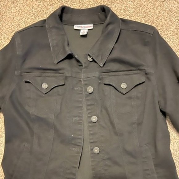 Black Jean Jacket - Picture 2 of 6